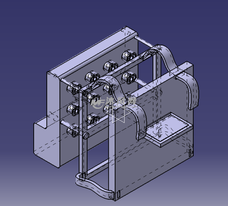 熏蒸治疗架 - 医疗设备图纸 - 沐风网