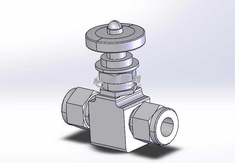 4种skvbnk不锈钢管用针阀模型