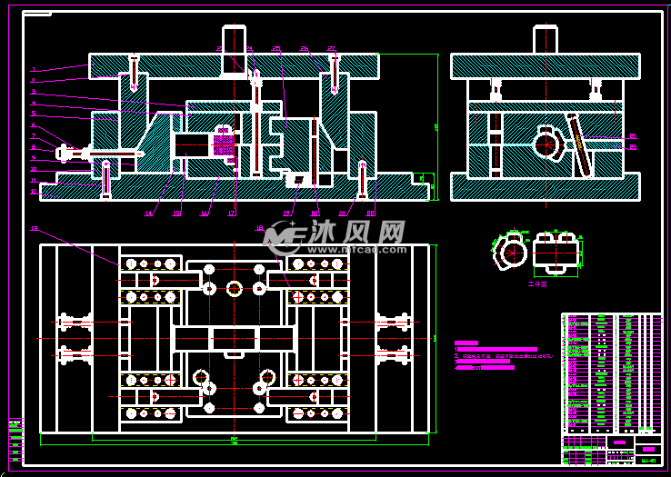 模具结构图