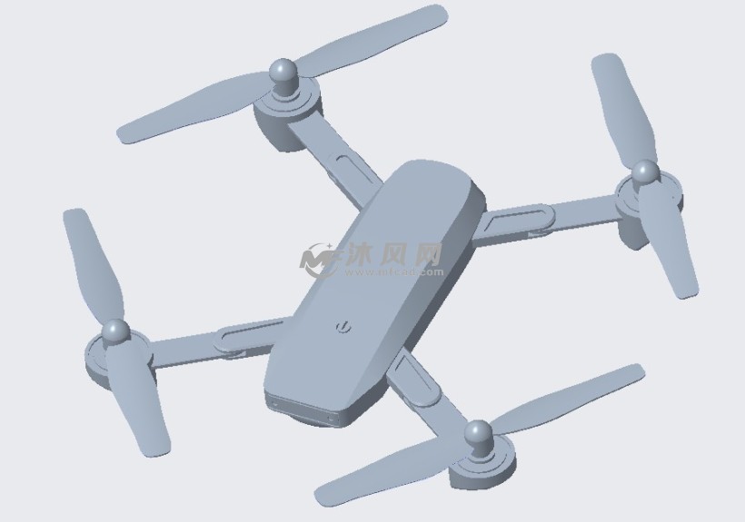 四轴遥控无人机 - 航空航天图纸 - 沐风网