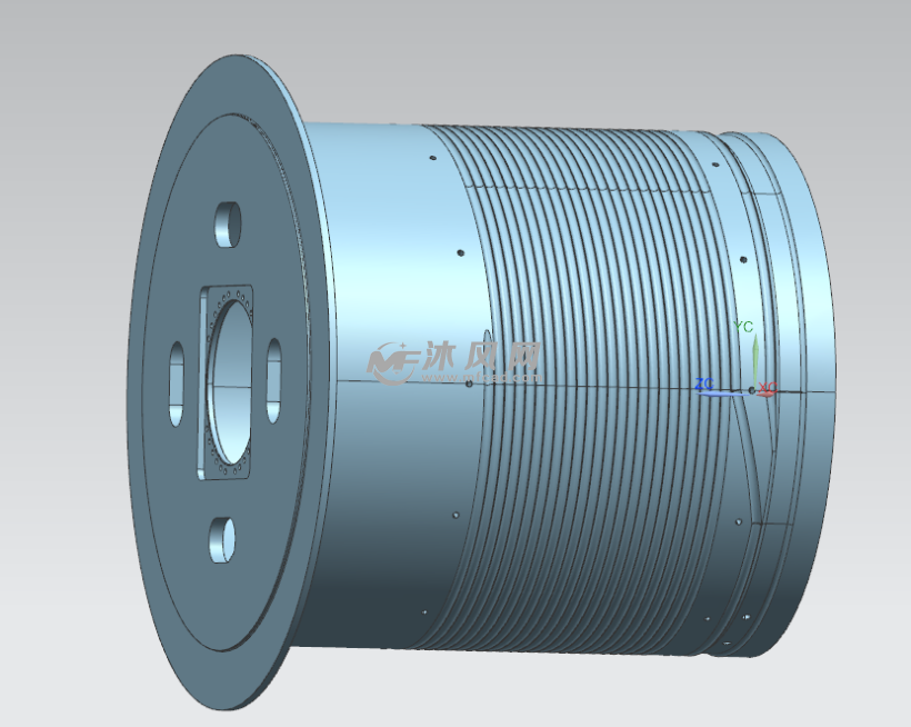 起重用折线卷筒