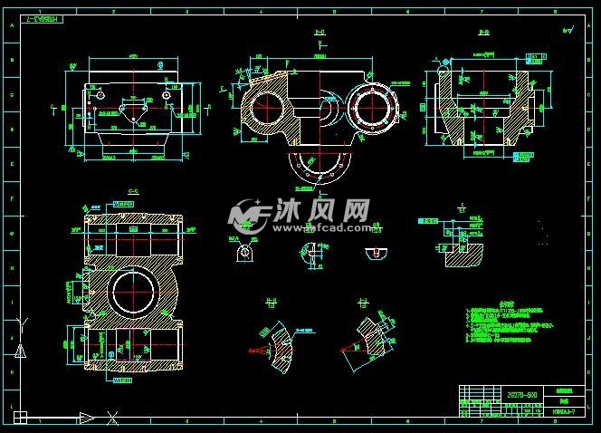 迴轉窯液壓擋輪裝置 - 通用設備圖紙 - 沐風網