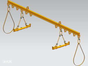 桁架吊装装置三维模型设计