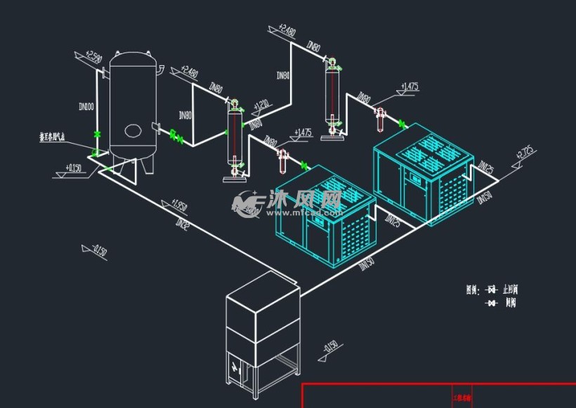 空压机室cad