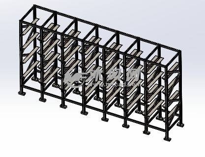 牛腿式货架设计 - 商业专用设备图纸 - 沐风网