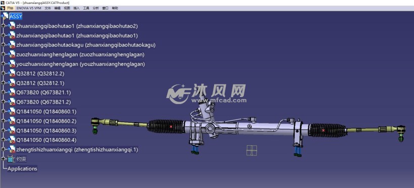 某合資車轉向器