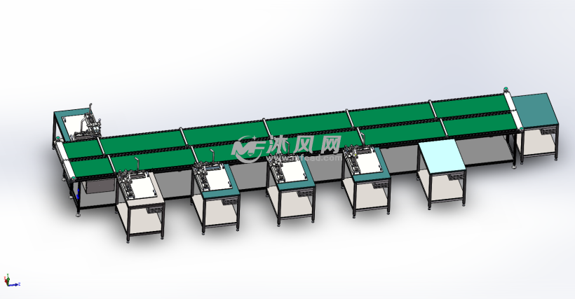 流水线作业指示图图片