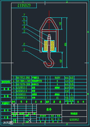 gzg503振动给料机图纸