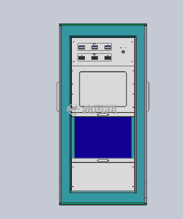 钣金综合机柜 - 箱体类图纸 - 沐风网