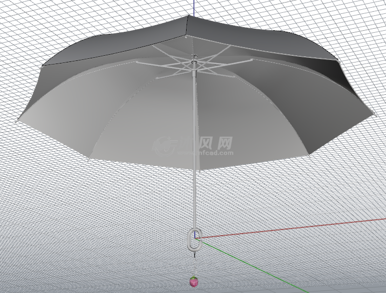 雨伞模型图