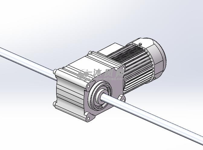 一款双向传动轴的伺服电机结构