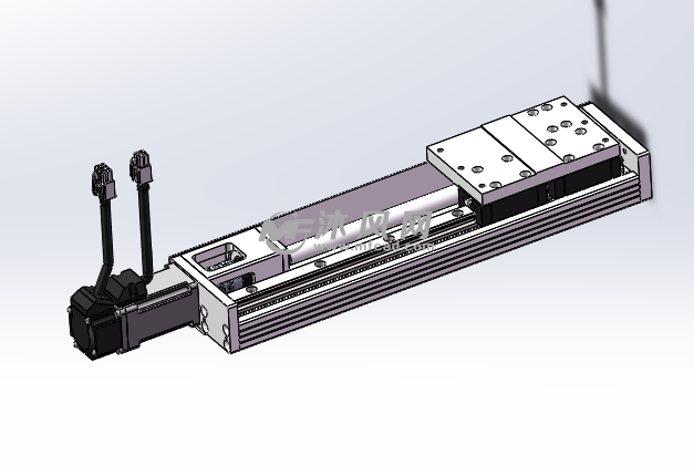 伺服电机配螺杆平移机构