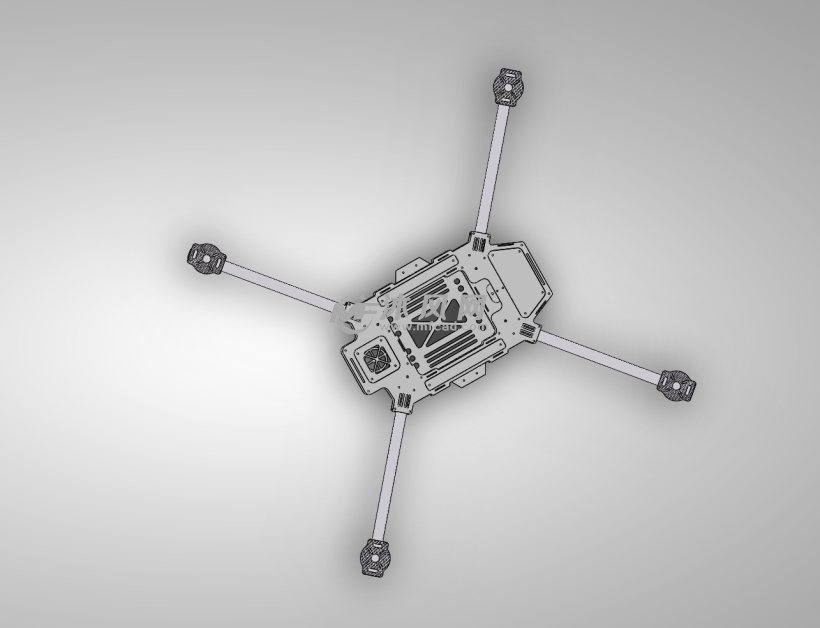 四轴航测无人机