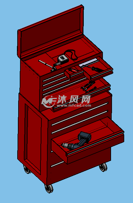 工具箱含工件 - 工位器具图纸 - 沐风网