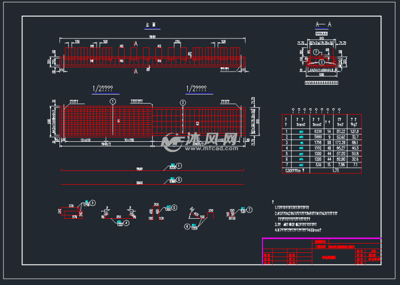6m跨平板桥设计图含配筋图