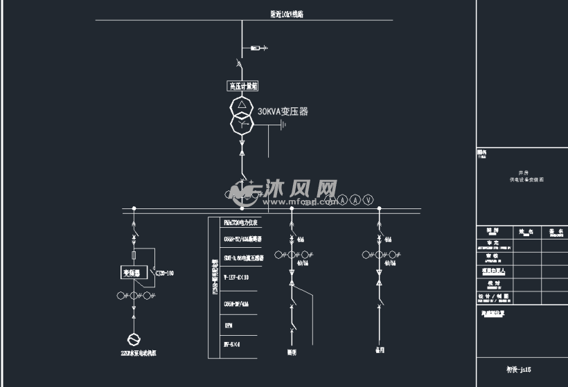 供电设备安装图