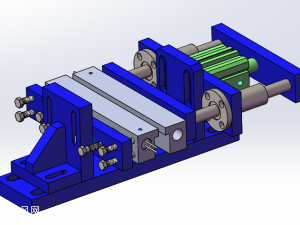 螺钉固定夹紧装置 - 包装机械图纸 - 沐风网