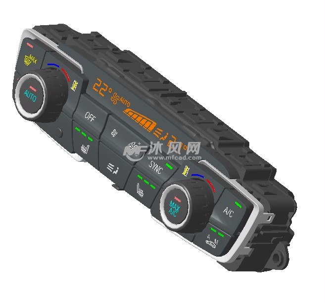 汽车空调控制面板设计