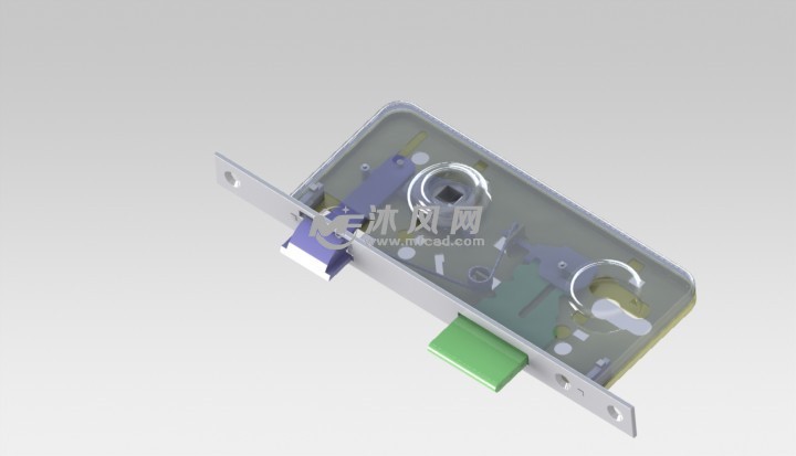 机械锁设计模型
