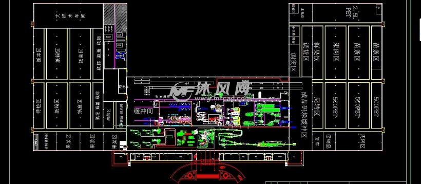 果汁飲料生產線設備佈置圖