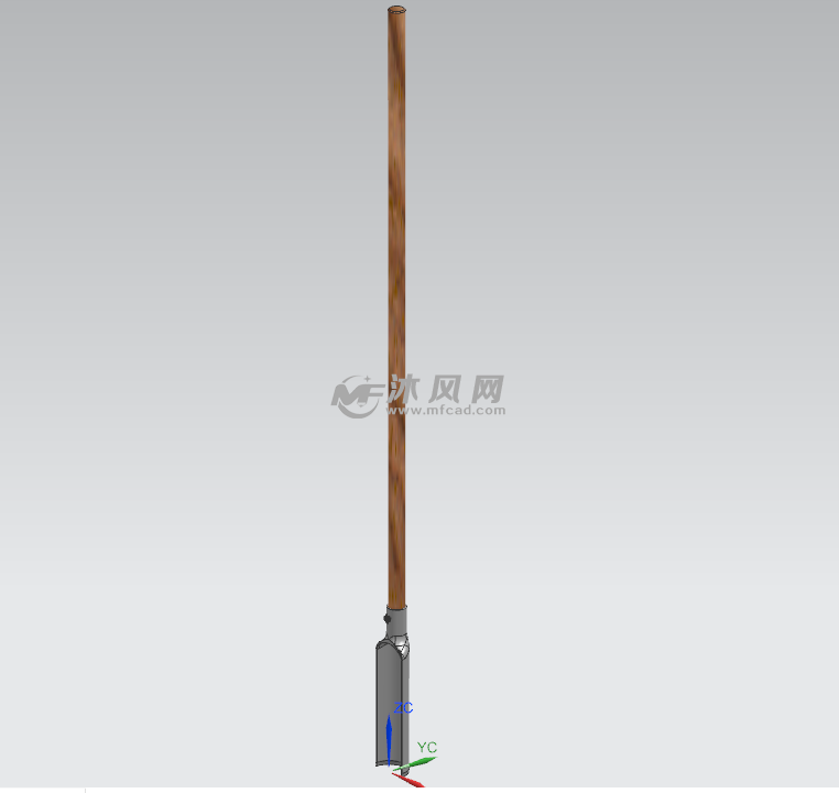 洛阳铲模型 - 日常用品图纸 - 沐风网