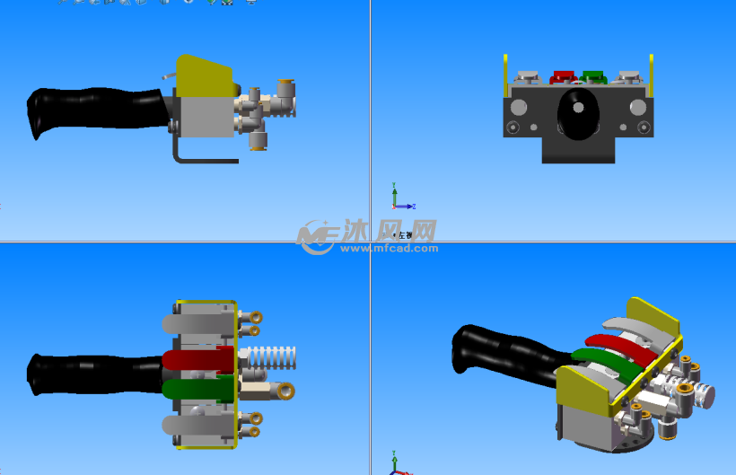 bpa系列气动葫芦控制手柄 13款