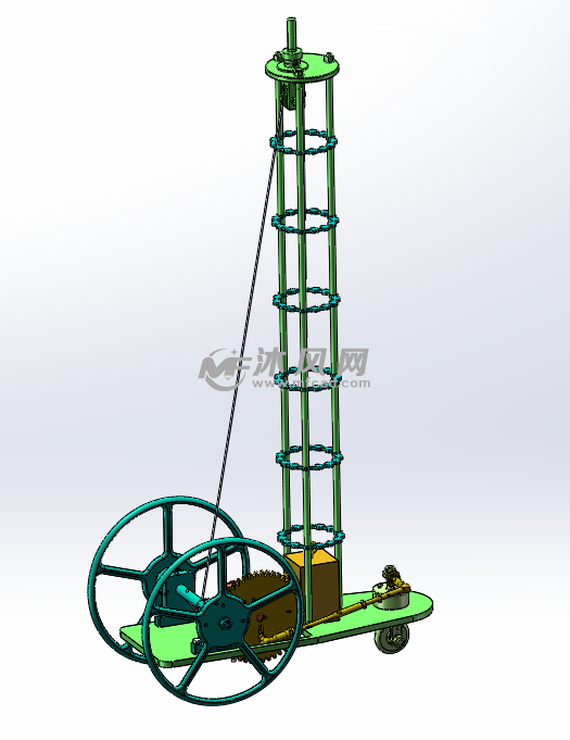 重力势能小车模型