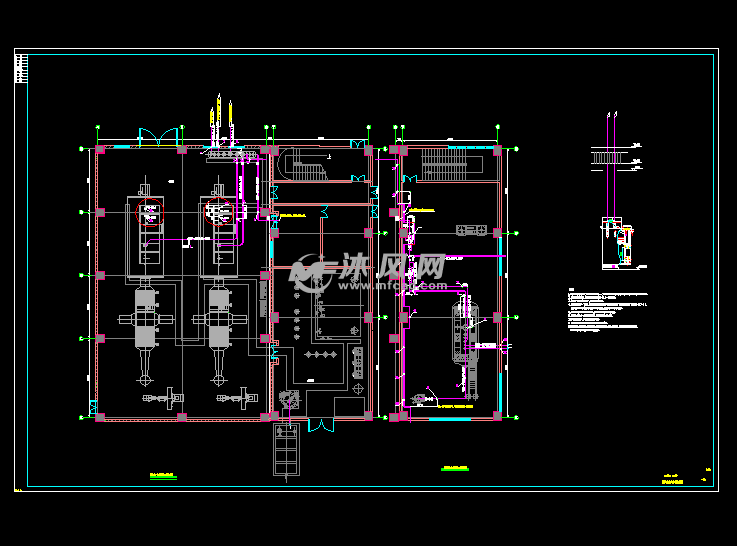 锅炉房蒸汽管道布置图