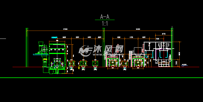 年产2万辆皮卡车涂装线工艺设备图 - cad建筑图纸 - 沐风网