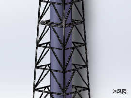 dn1300烟囱井字架