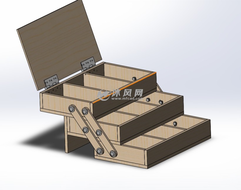 工具收纳箱木箱