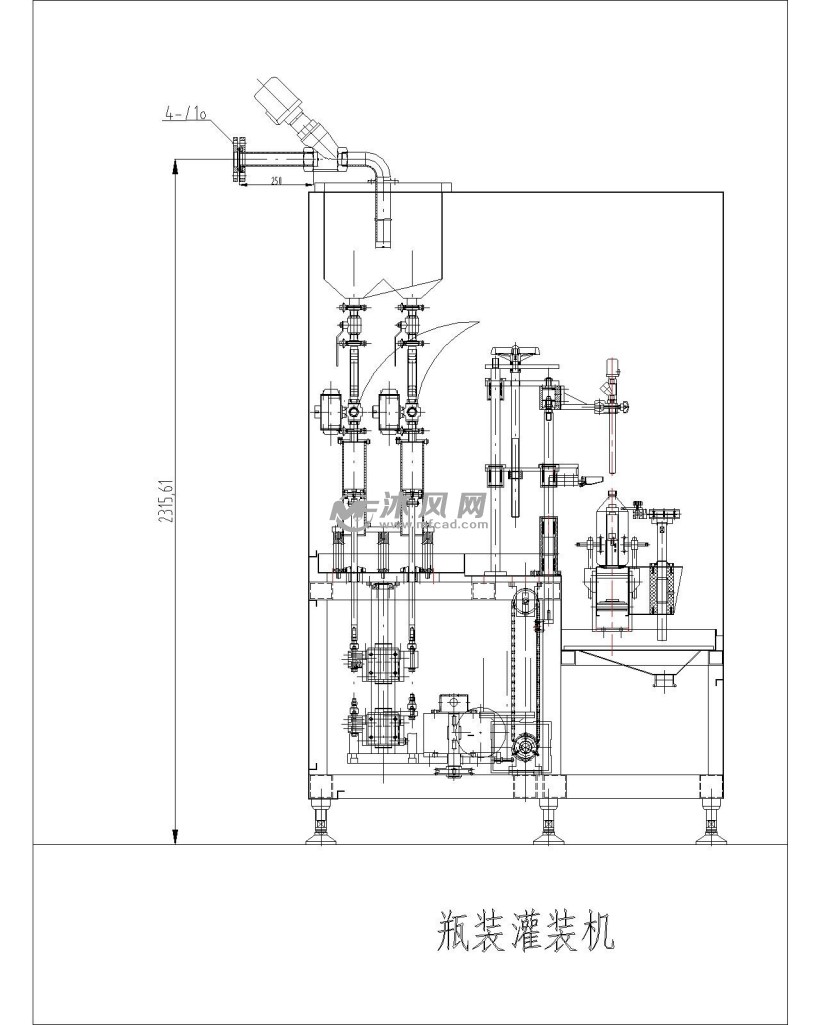 四种包装类型液体灌装机