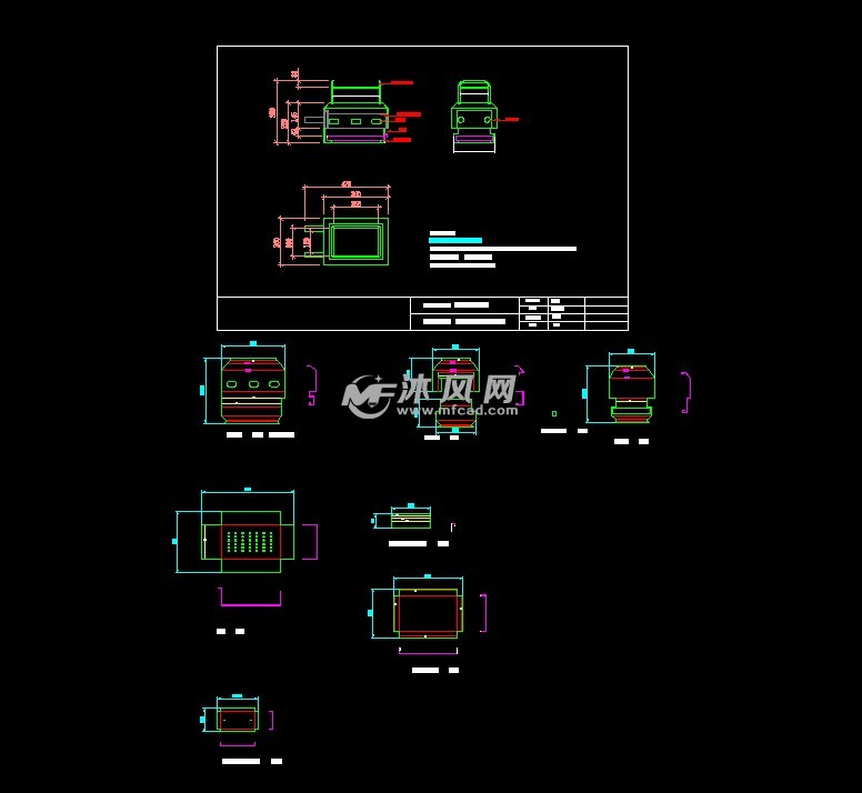 不锈钢烧烤炉sw - 厨房用具图纸 - 沐风网