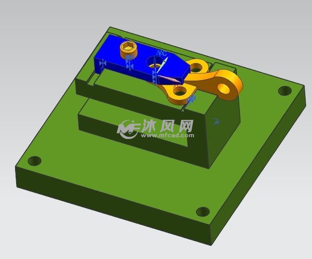 支撑板多孔加工夹具设计