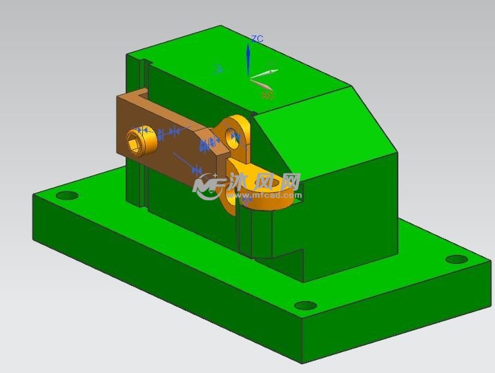 支撑板多孔加工夹具设计