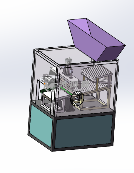 铜管倒角机右视图