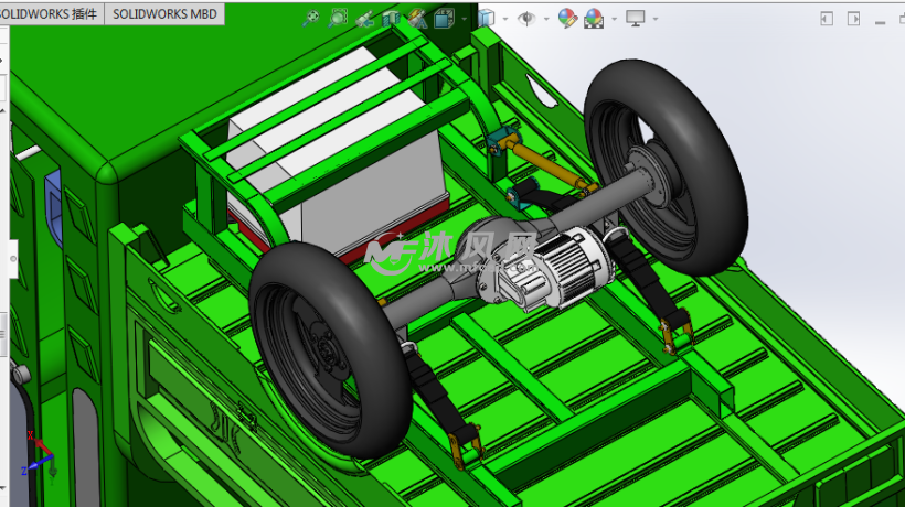 电动三轮车样图