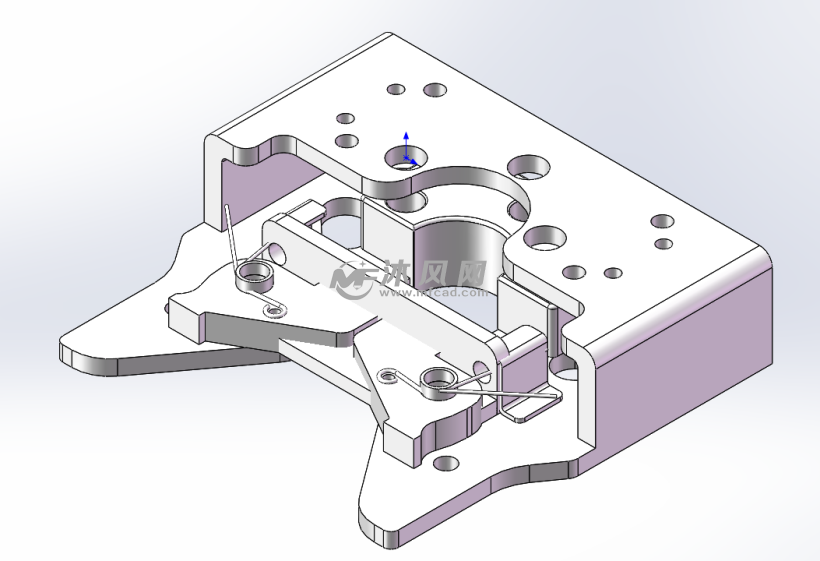 agv500kg料车单向牵引机构
