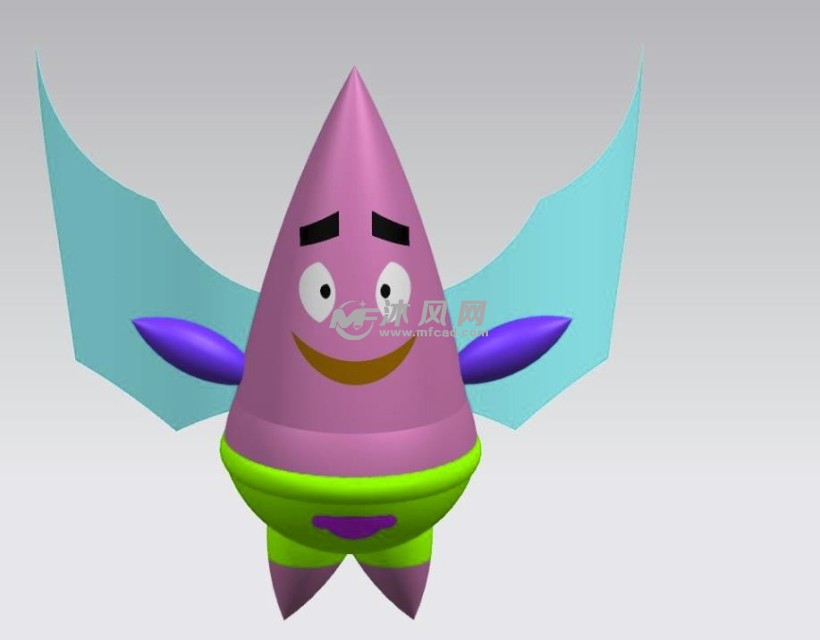 ug8.0派大星主视图