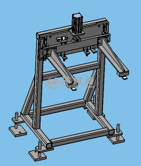 气缸驱动升降机构