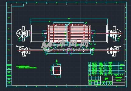 电动双向棒条阀800x1486图纸