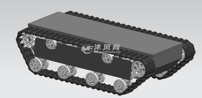 全地形履带底盘-负载250kg - 交通运输图纸 - 沐风网