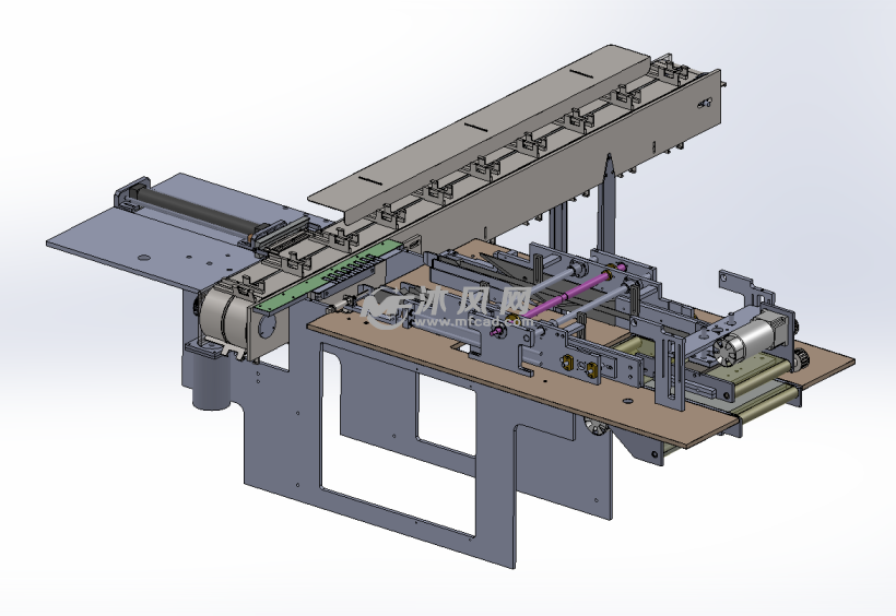 三维包装机后道热封输送装置