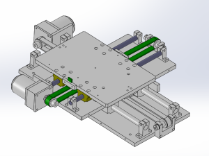 一款简单的xy轴移动平台