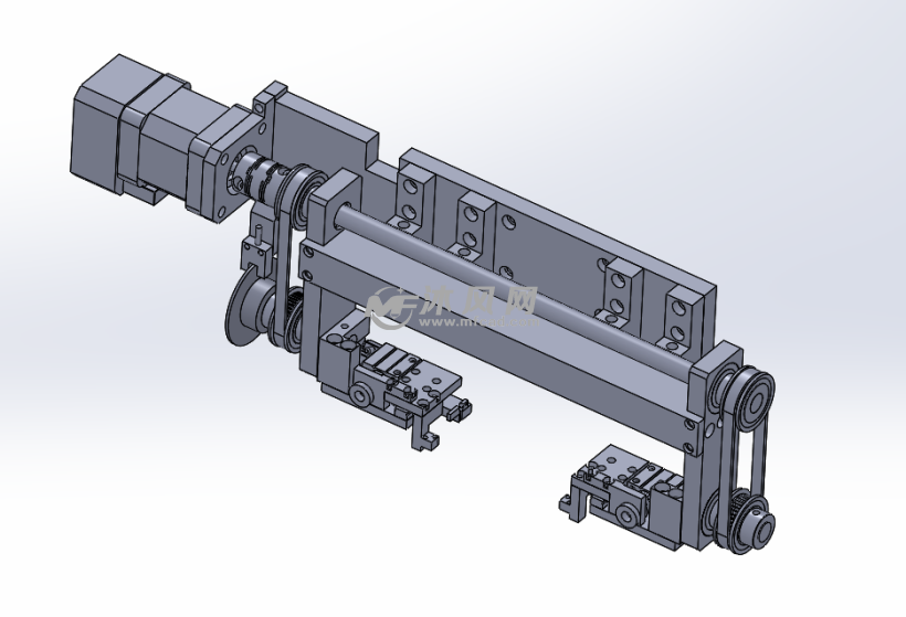 双头夹紧旋转机构