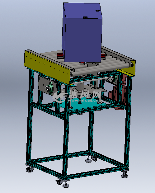 输送线换向机旋转机 - 机械设备图纸 - 沐风网
