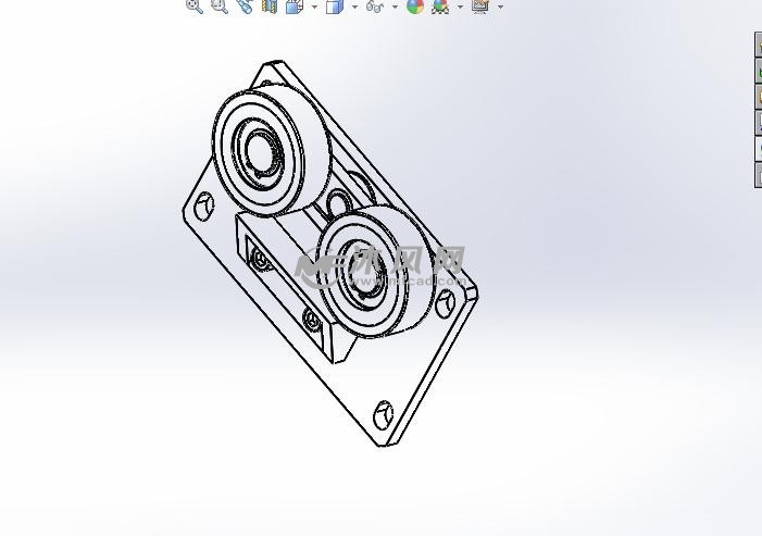 双轮定位导向轮