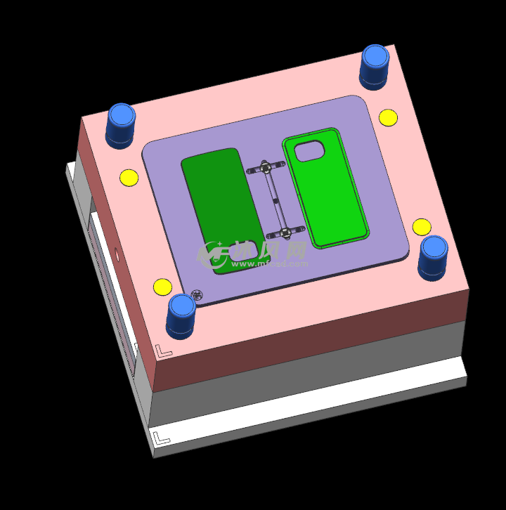 三星s7手机保护套喷油治具