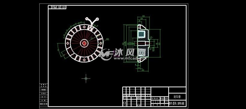 環鏈電動葫蘆用1.5kw防爆電動機 - 電機圖紙 - 沐風網