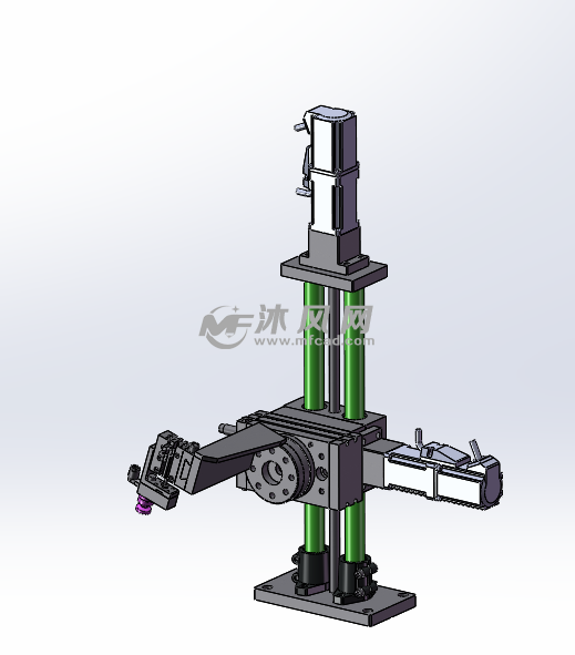 自动自动标贴标机械手 - 机器人模型图纸 - 沐风网